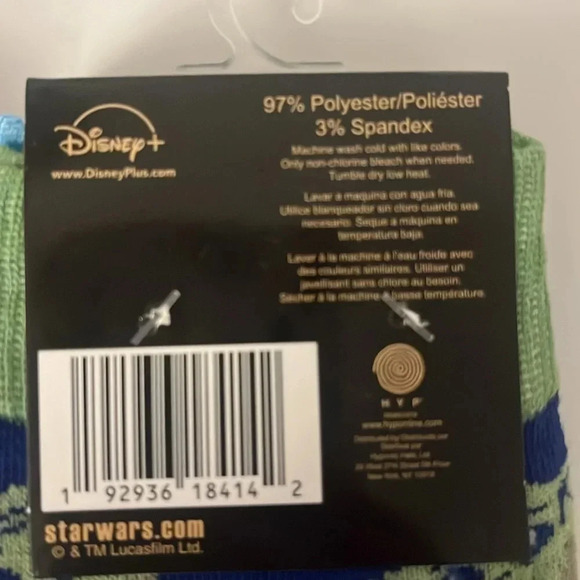 DISNEY Star Wars NWT Mandalorian Crop top size XL and Socks - Picture 4 of 7